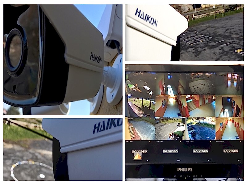 Sayalar İlkokulu 12 Adet Haikon TVI Kamera