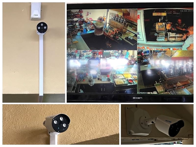 Silivri Gar Lokantası | 4 adet AHD Güvenlik Kamerası