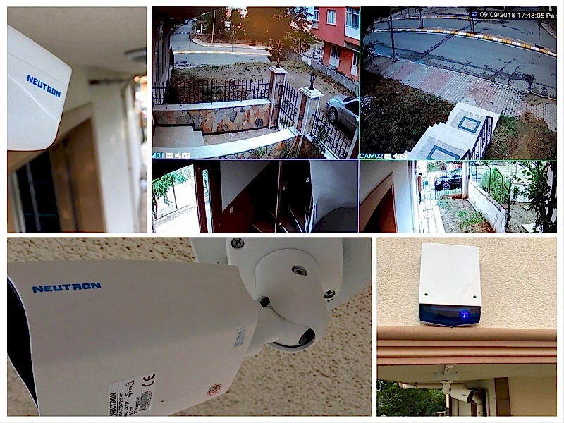 Selimpaşa 4 adet Neutron AHD güvenlik kamerası kurulumu