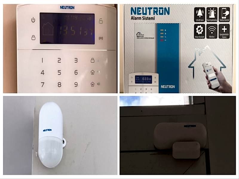 Neutron Kablosuz Hırsız Alarm Sistemi Montaj Görüntüleri
